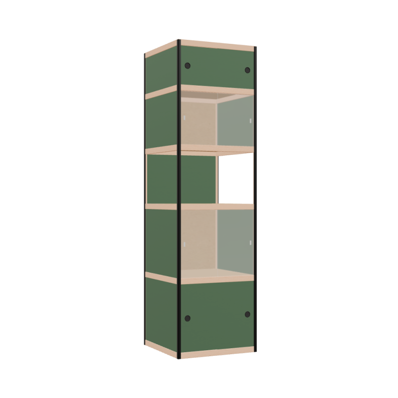 Vitrine (219x62x62 cm)