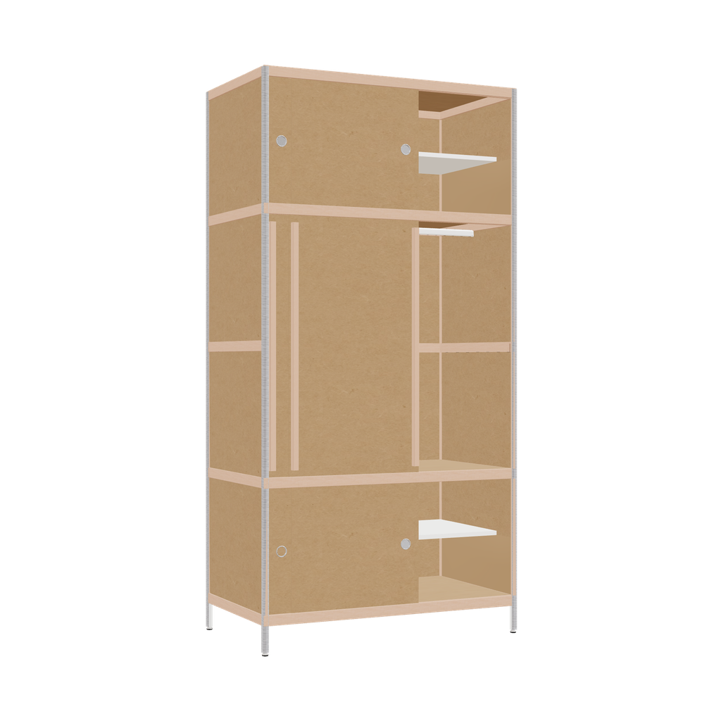 Wardrobe (219x110x62 cm)