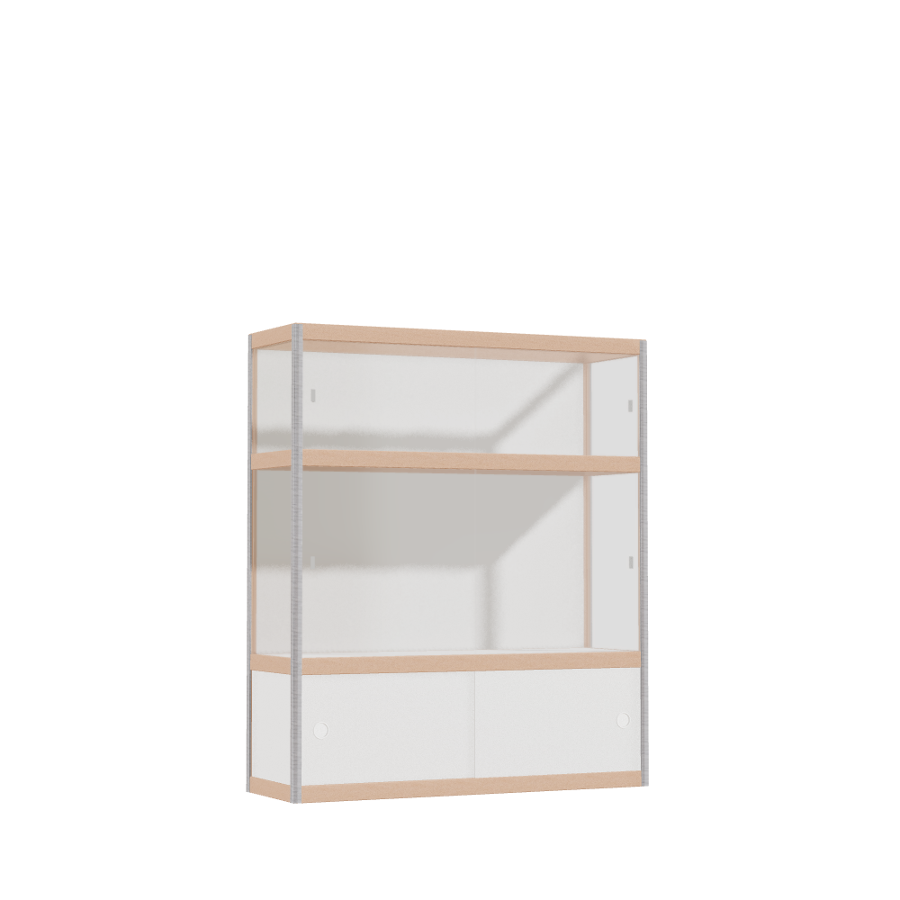 Display cabinet (117x100x32 cm)