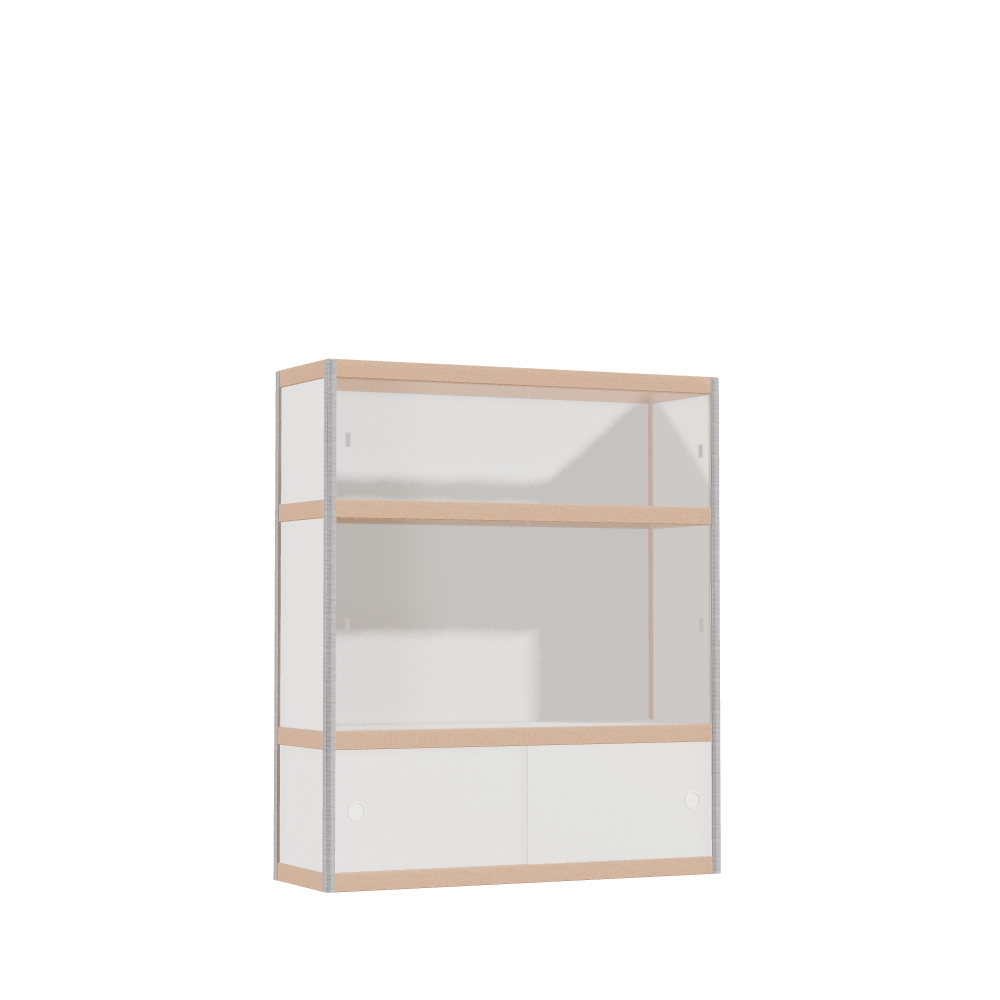 Display cabinet (117x100x32 cm)