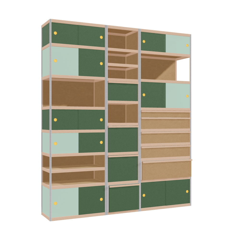 Furniture (262x222x42 cm)