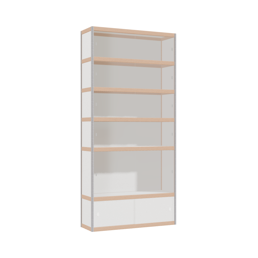 Display cabinet (210x100x32 cm)