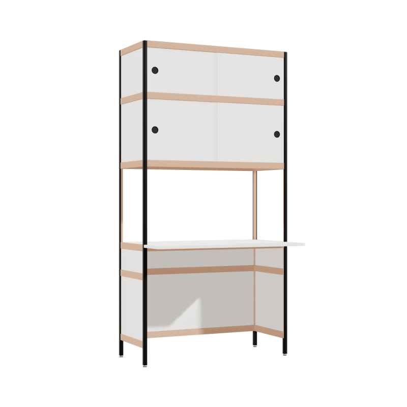 Cantilevered desk (196.5x100x63.6 cm)