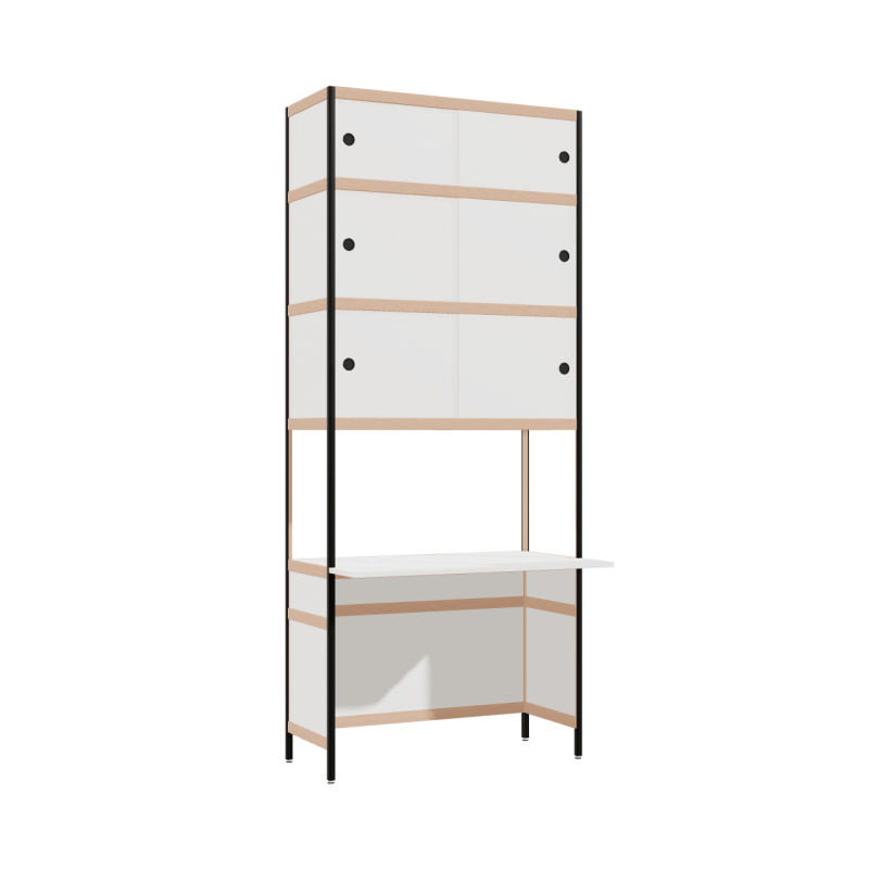Cantilevered desk (237.5x100x63.6 cm)