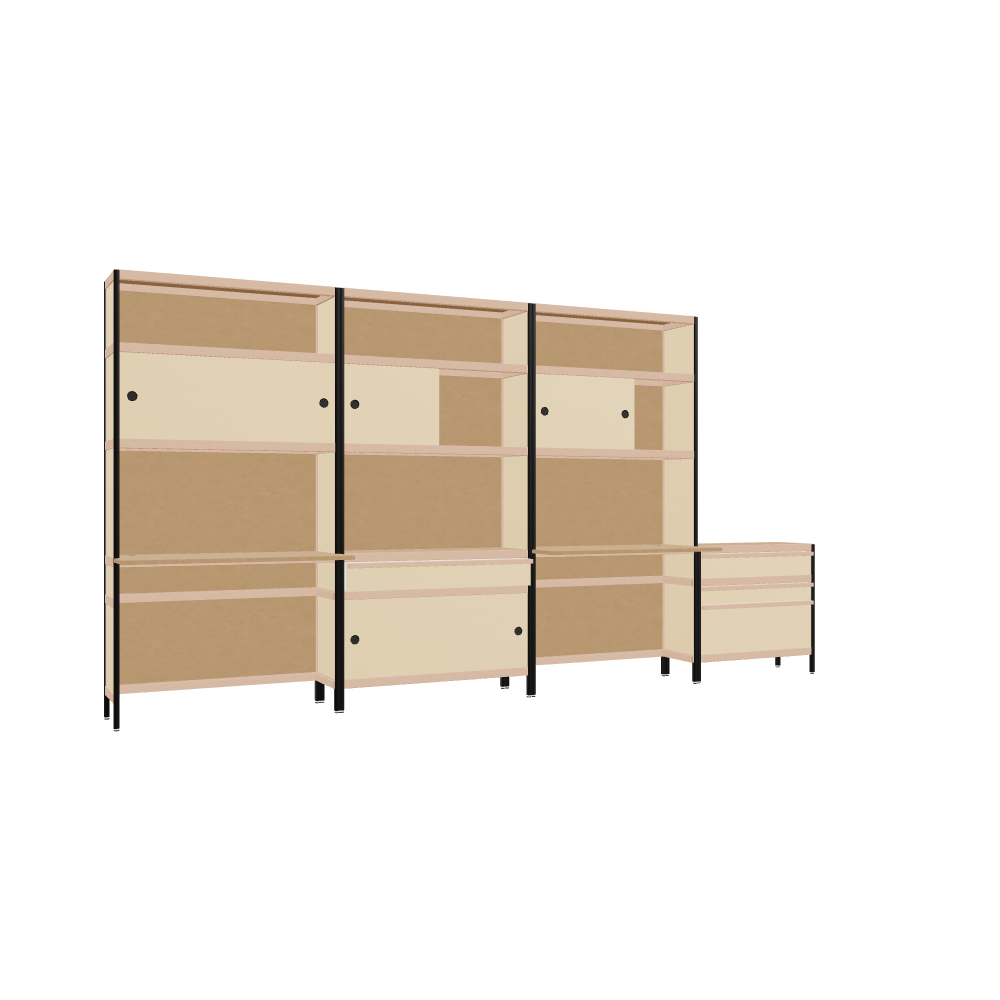 Furniture (196.5x380x53.6 cm)