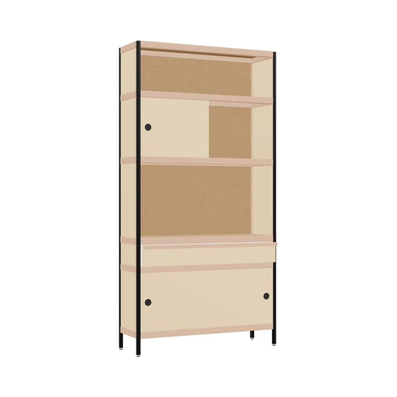 Armoire (196.5x100x32 cm)