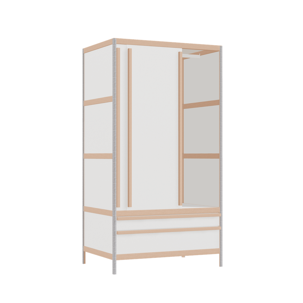 Wardrobe (168x90x62 cm)