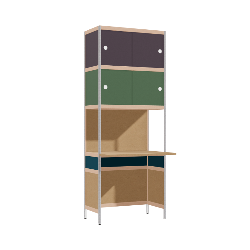 Cantilevered desk (206.5x80x63.6 cm)