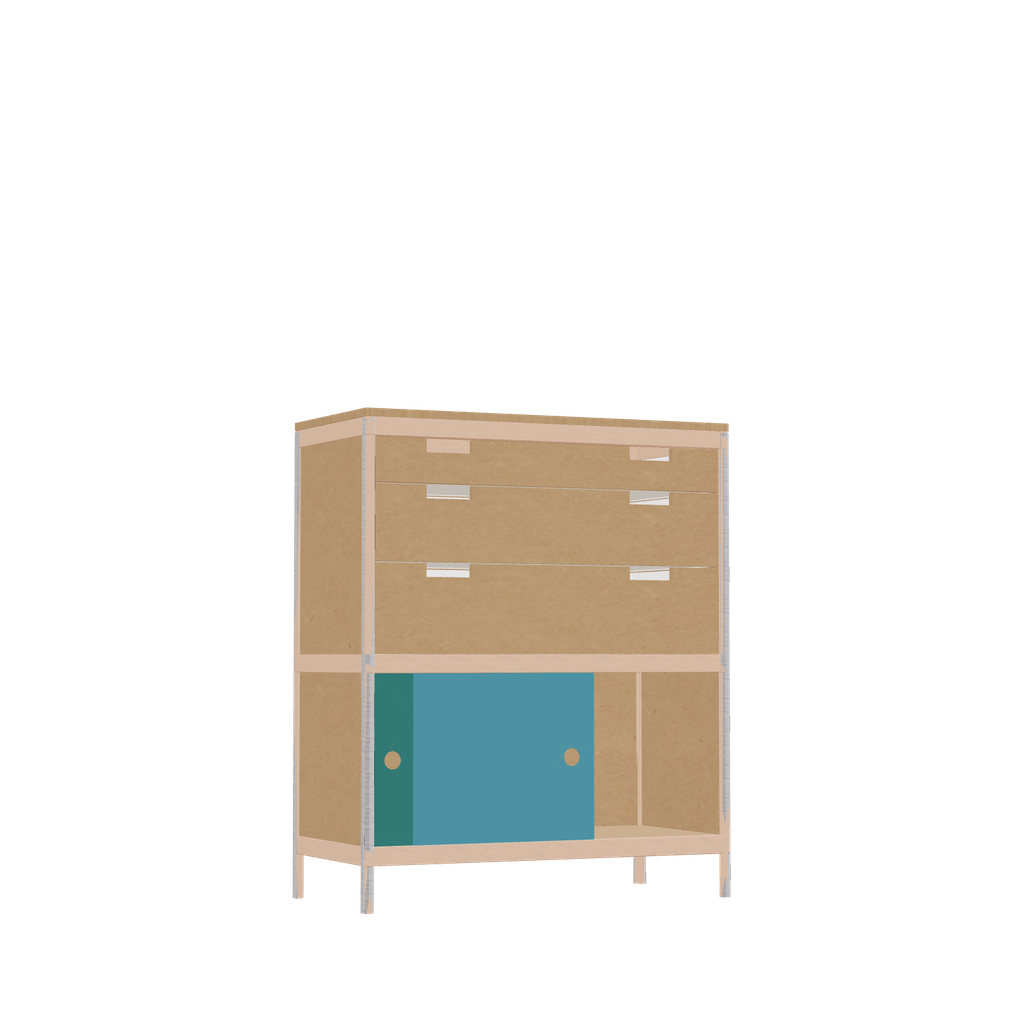 Kast (107.8x90x42 cm)