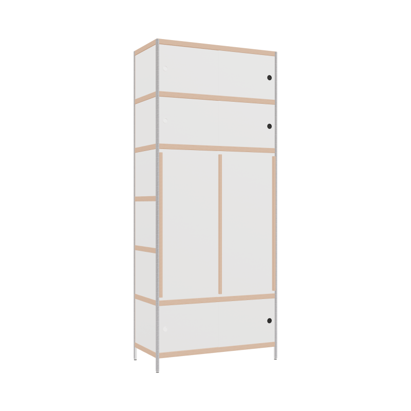 Wardrobe (261x110x52 cm)