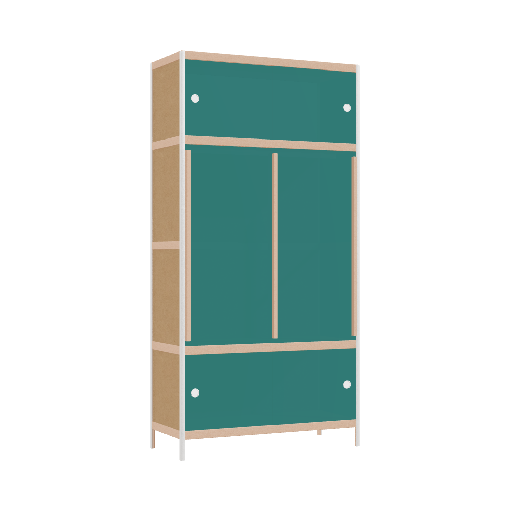 Kleerkast (198x100x42 cm)