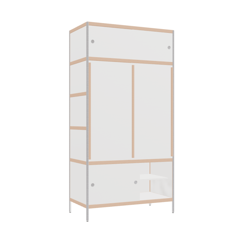 Wardrobe (234x120x62 cm)