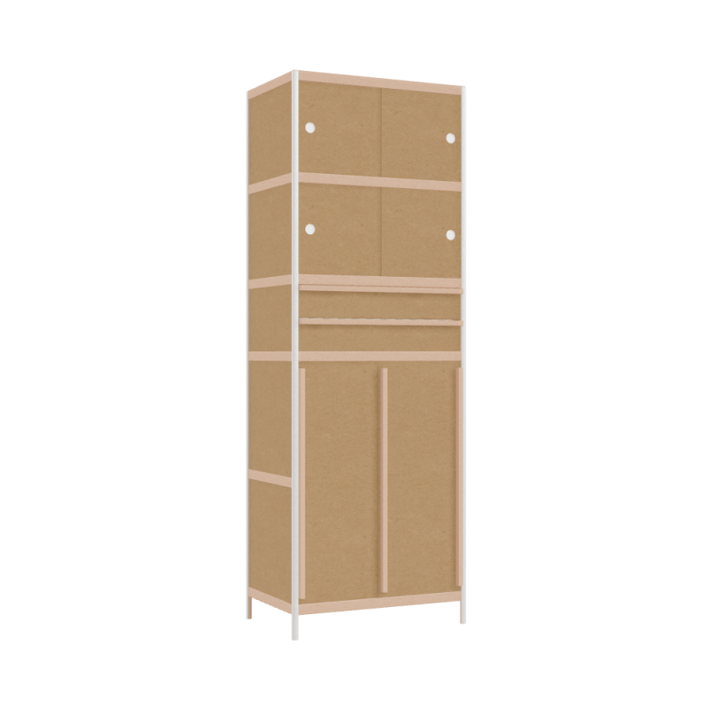 Kleerkast (229x80x52 cm)