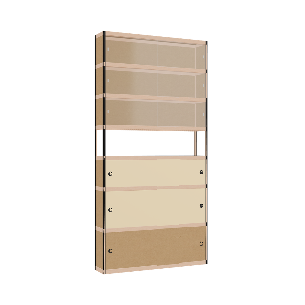 Display cabinet (241x120x25 cm)