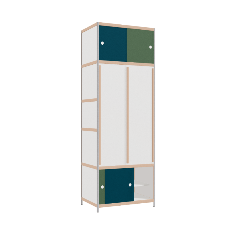 Kleerkast (256x90x62 cm)