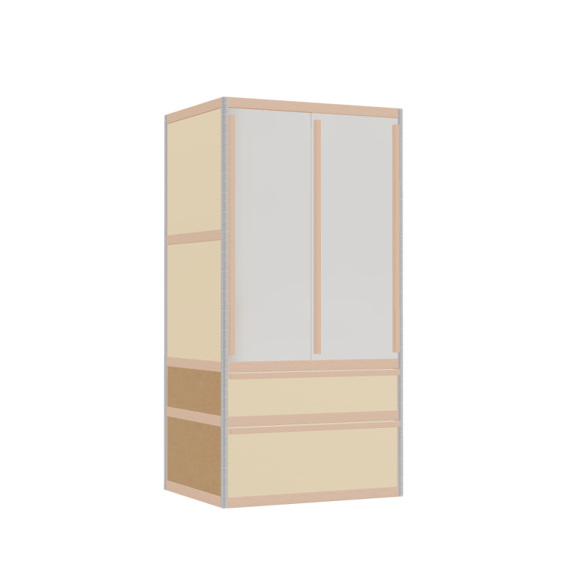 Kleerkast (158x80x62 cm)