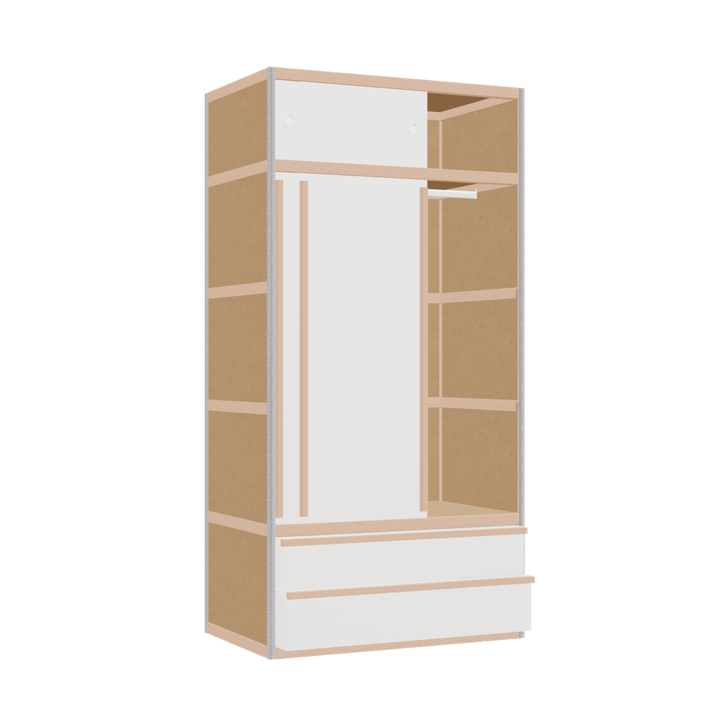 Wardrobe (199x100x62 cm)