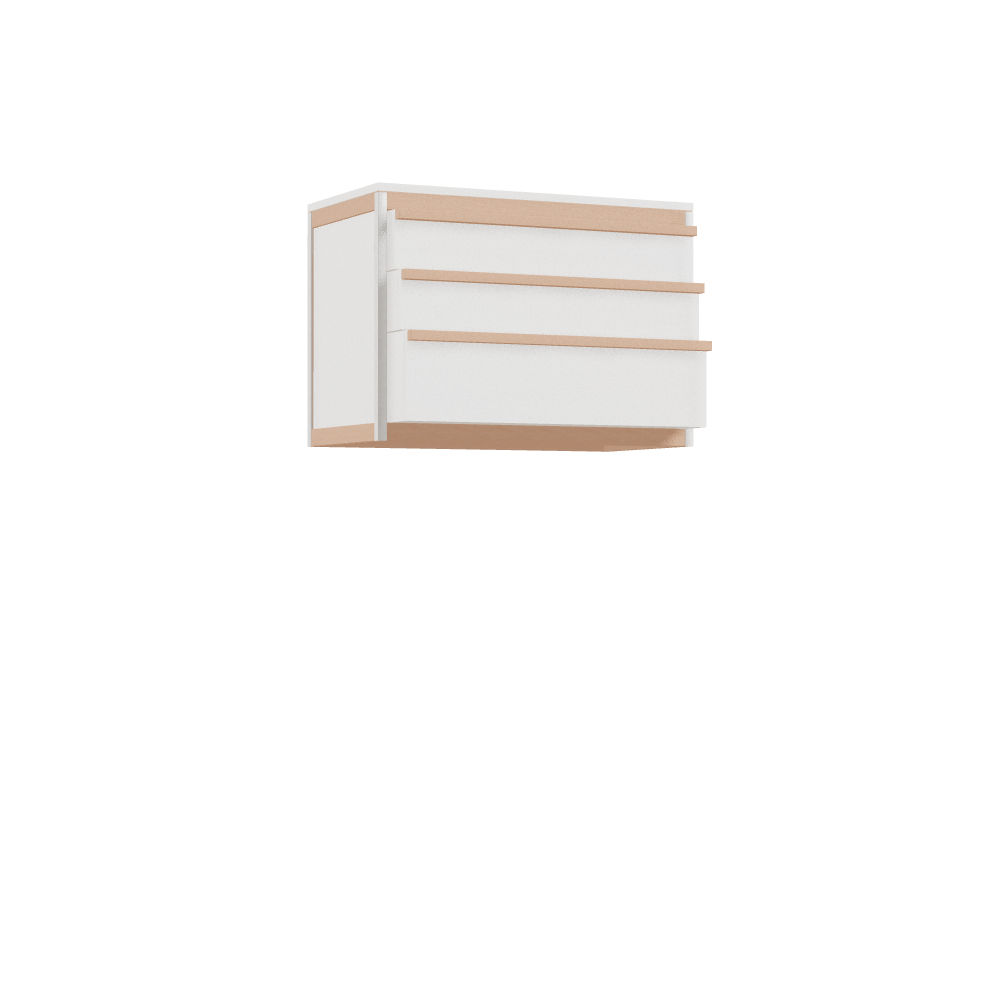 Zwevende kast (56.8x80x42 cm)