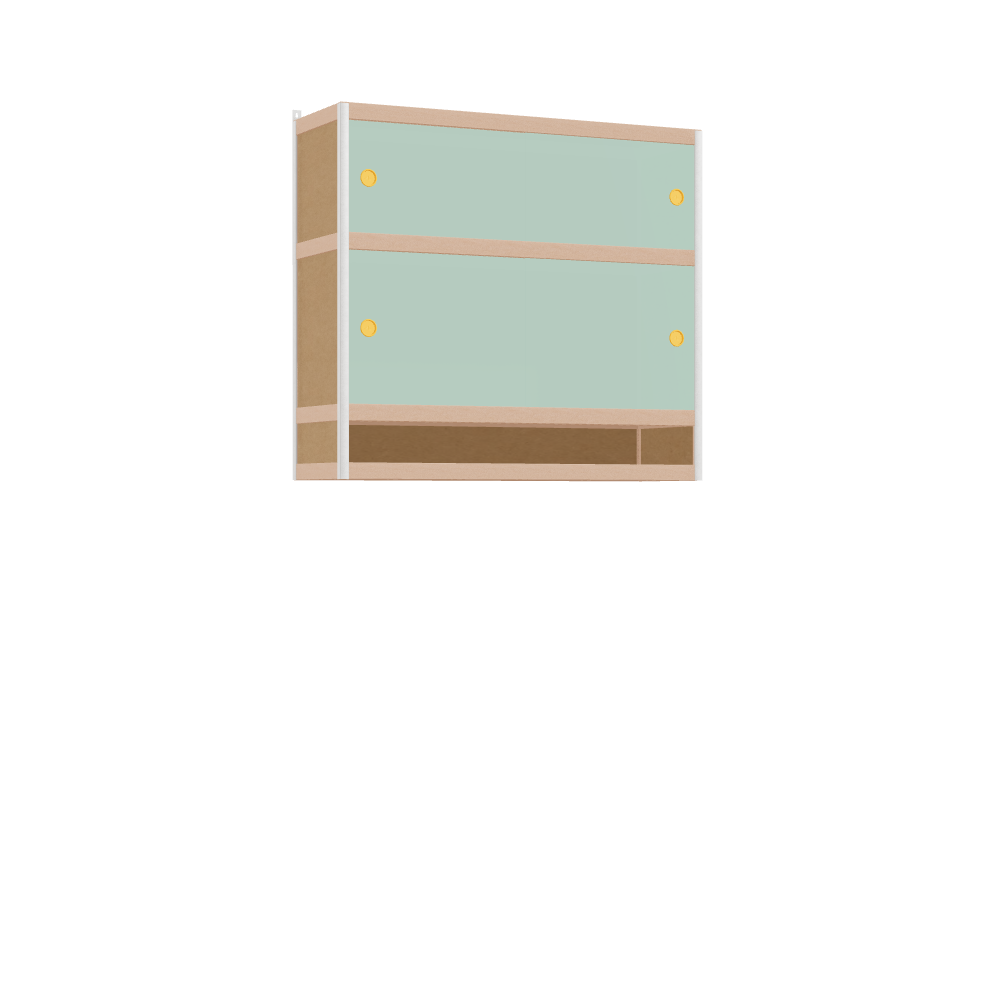 Hanging cabinet (90x100x32 cm)