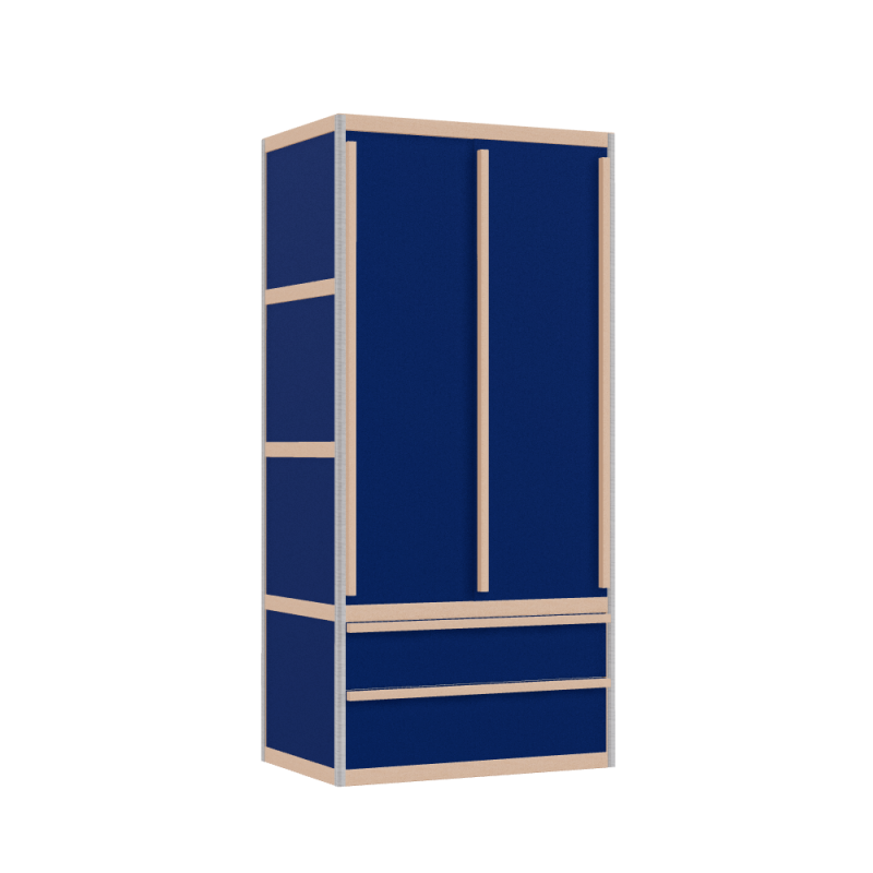 Wardrobe (168x80x52 cm)