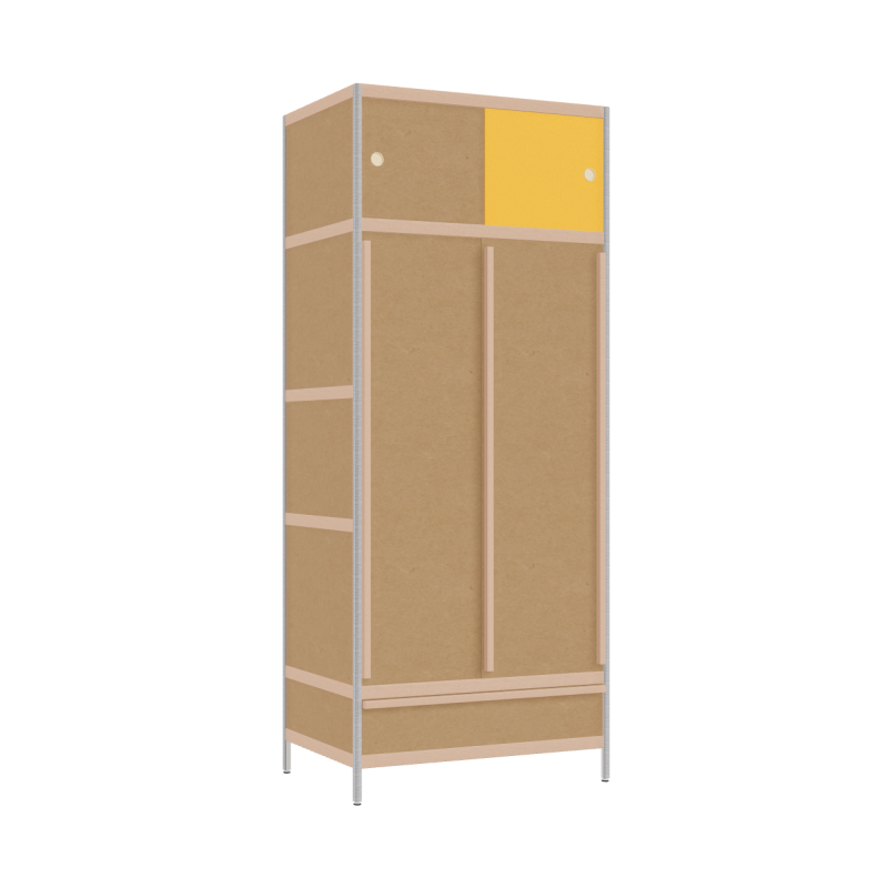 Wardrobe (220x90x62 cm)