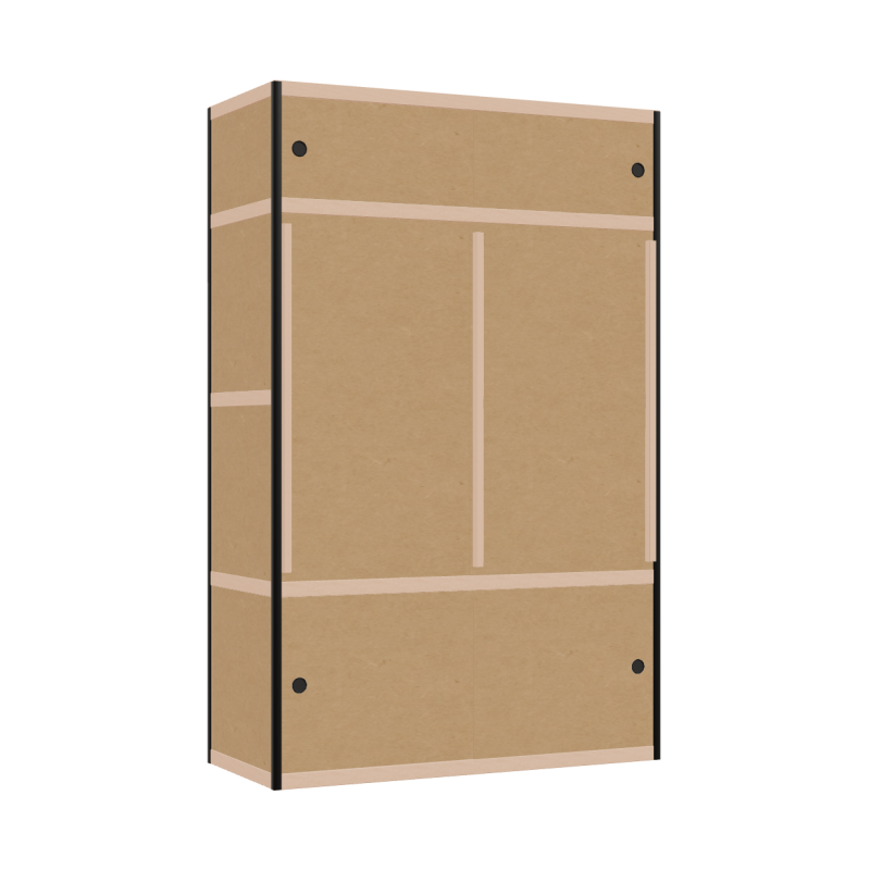 Kleerkast (188x120x52 cm)