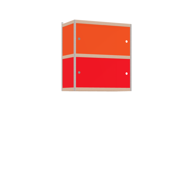 Zwevende kast (86x80x42 cm)