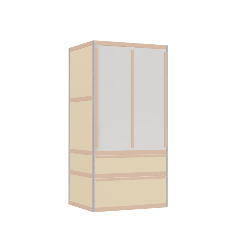 Wardrobe (158x80x62 cm)