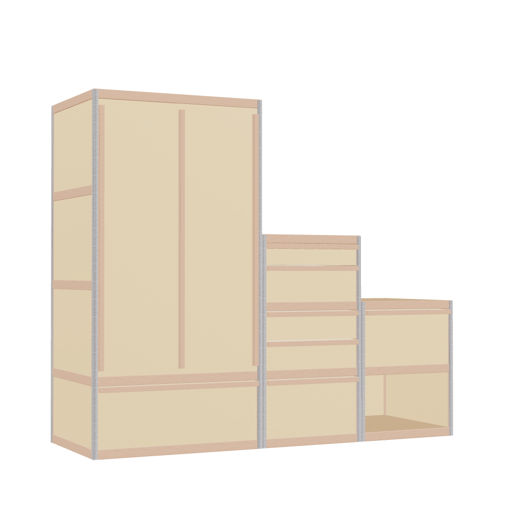 Meubels (158x184x62 cm)