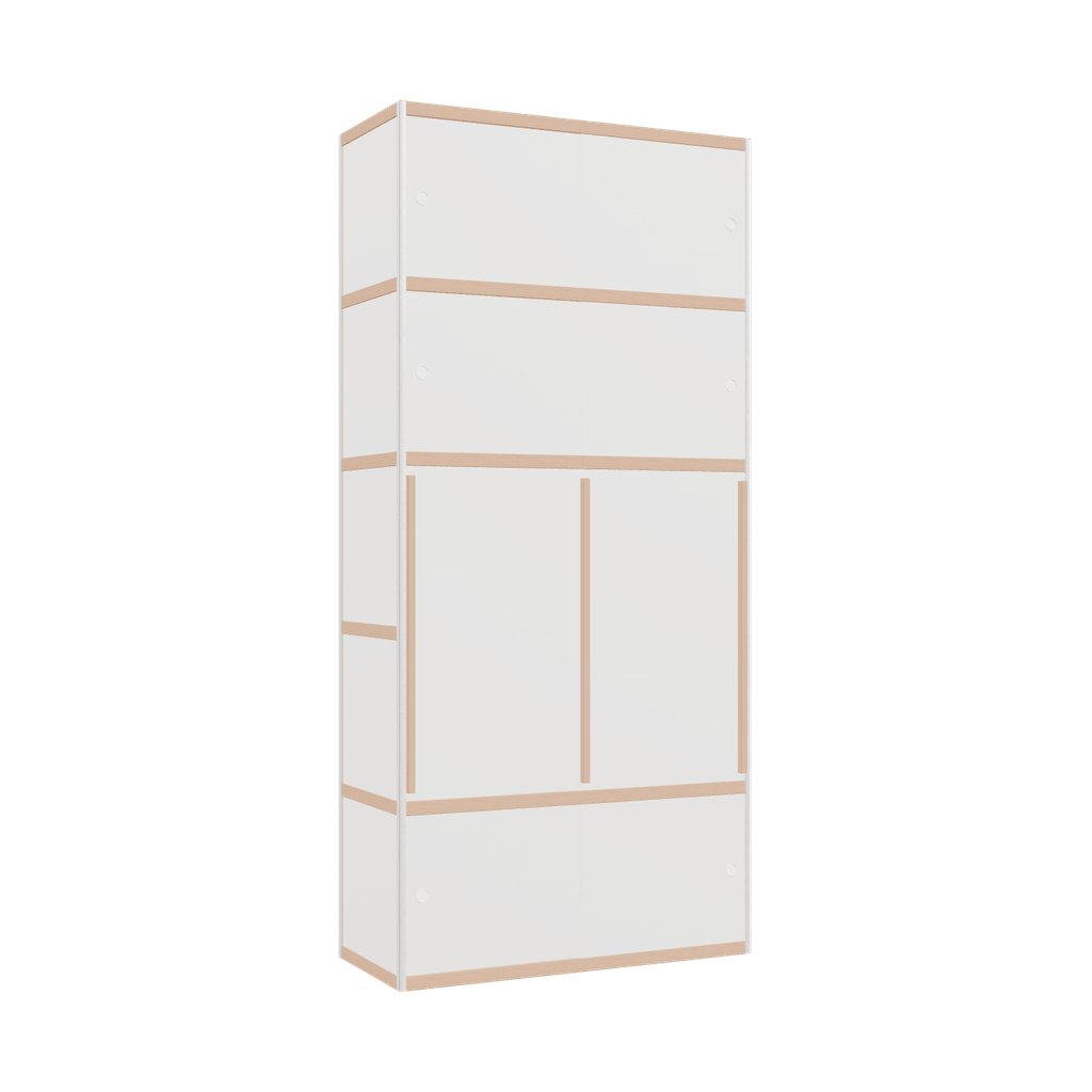 Kleerkast (259x120x52 cm)