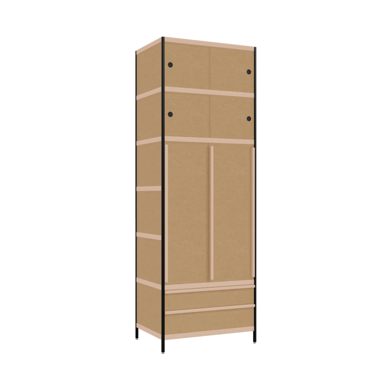Wardrobe (261x90x62 cm)
