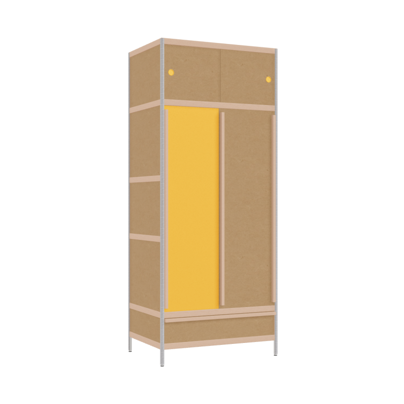Wardrobe (220x90x62 cm)