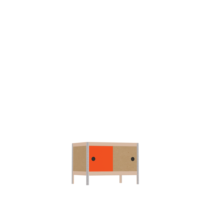 Laag meubel (45x62x42 cm)