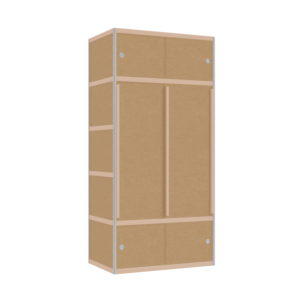 Kleerkast (209x100x62 cm)