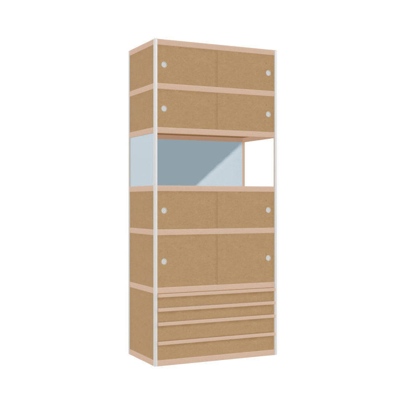 Cabinet (230x100x52 cm)