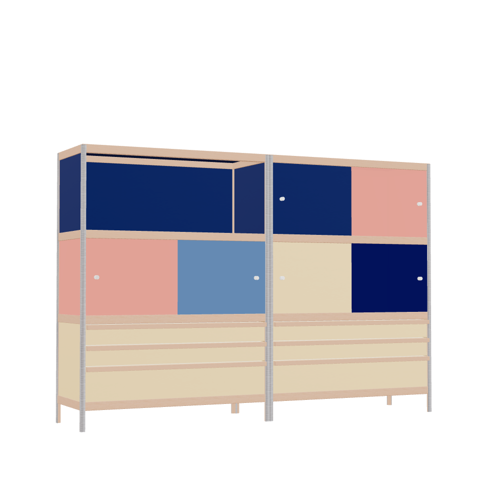 Meubels (137x200x42 cm)