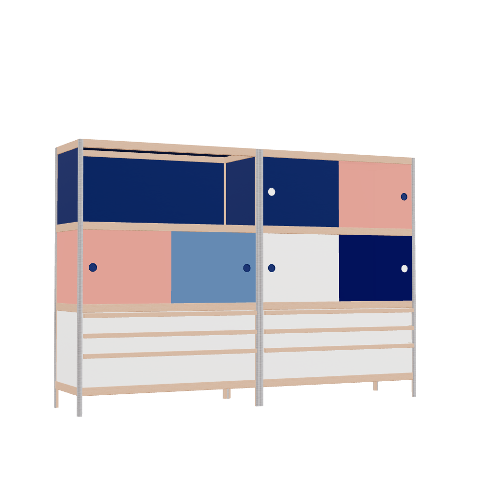 Meubels (137x200x42 cm)