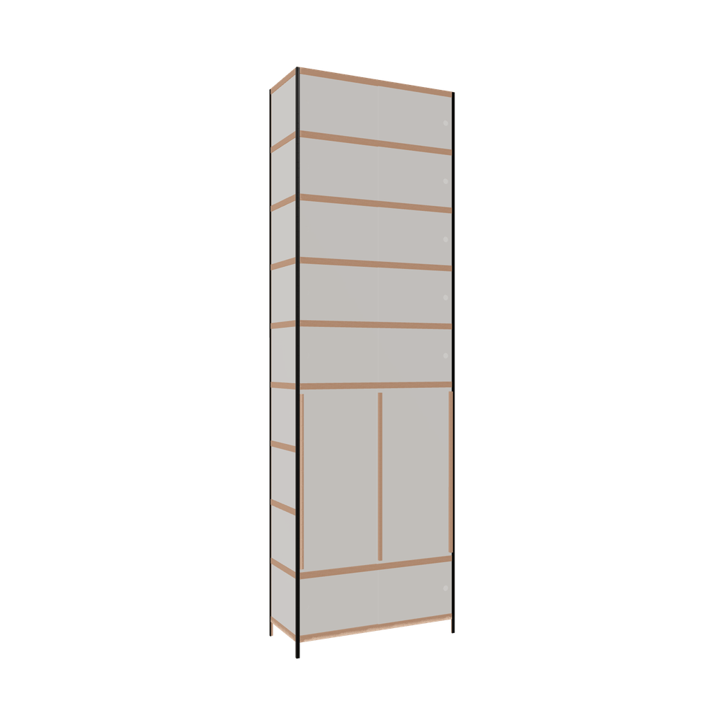 Wardrobe (383x120x52 cm)