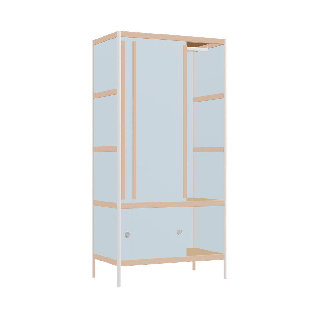 Wardrobe (183x90x52 cm)