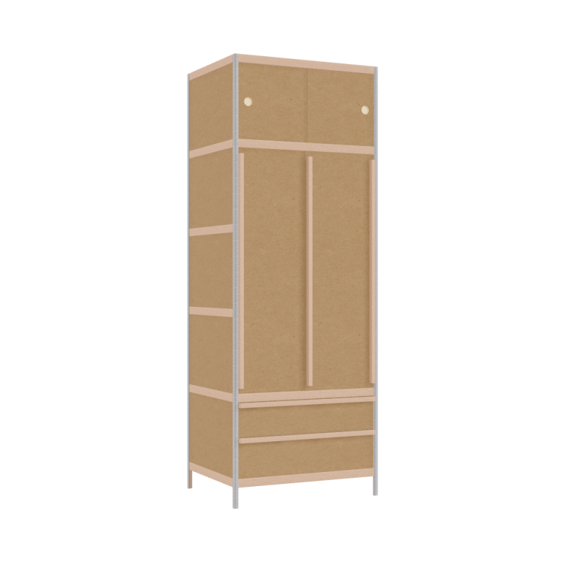 Wardrobe (219x80x62 cm)