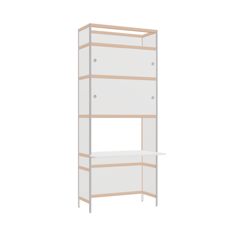 Cantilevered desk (240.5x100x63.6 cm)