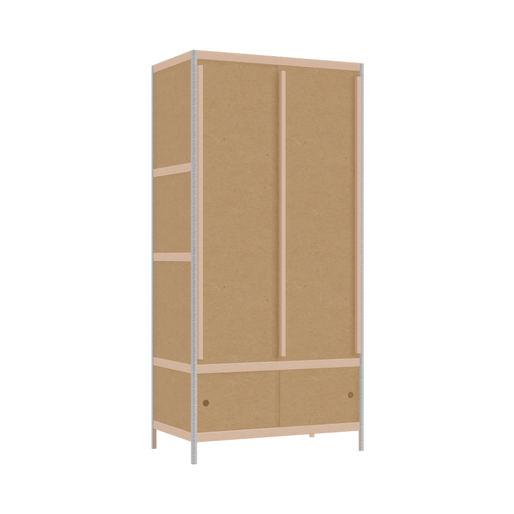 Wardrobe (188x90x52 cm)