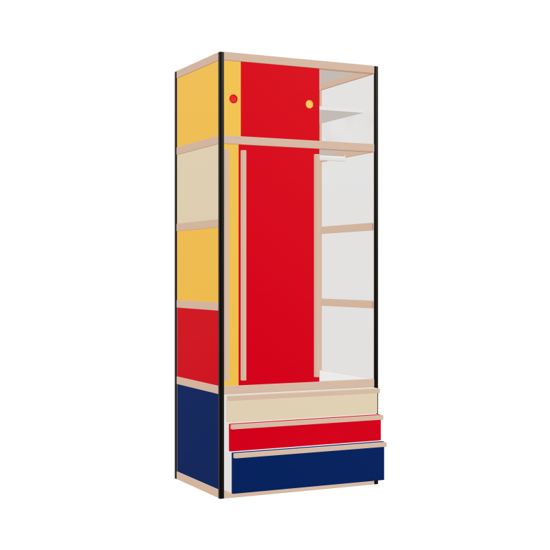 Penderie (219x90x62 cm)