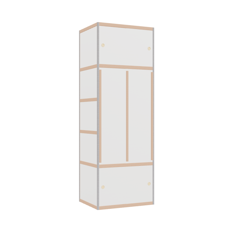 Wardrobe (229x80x62 cm)