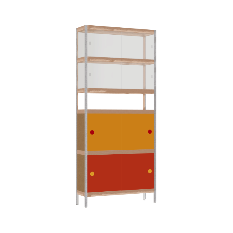 Display cabinet (180x80x25 cm)