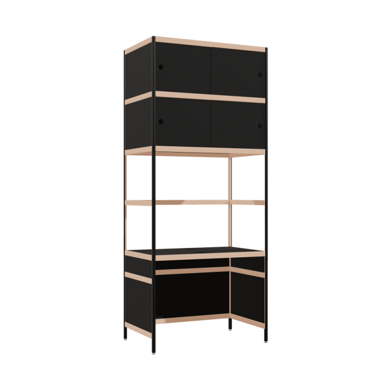 Integrated desk (237.5x100x62 cm)