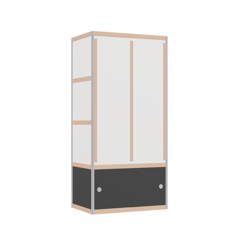 Wardrobe (168x80x52 cm)