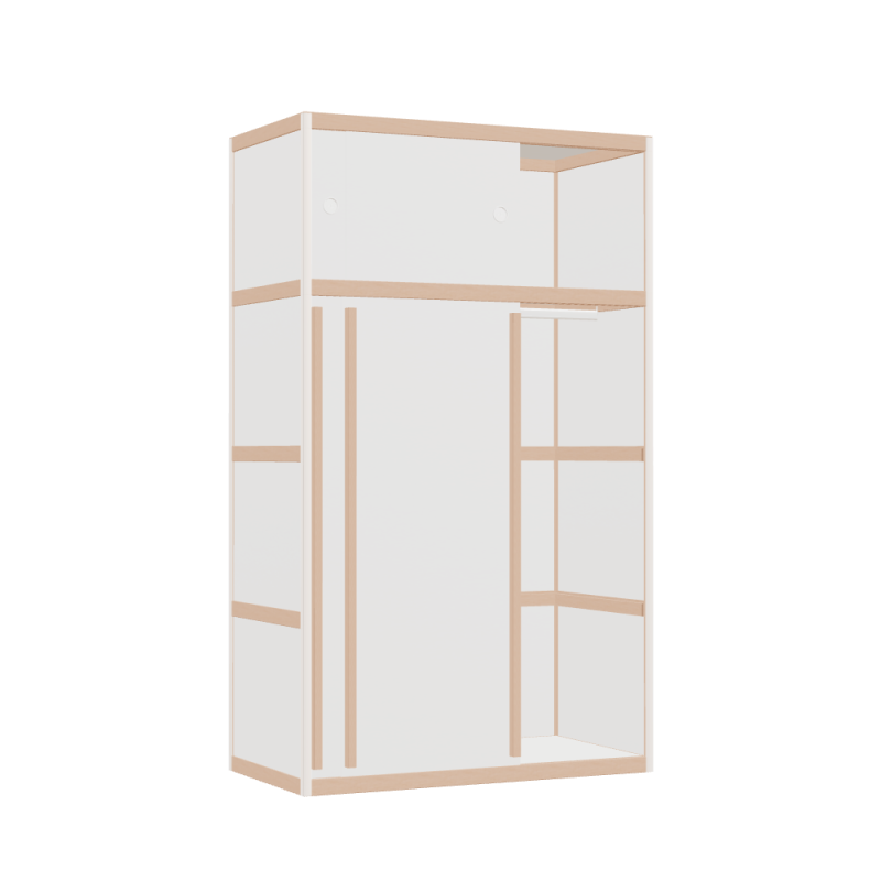 Kleerkast (168x100x52 cm)