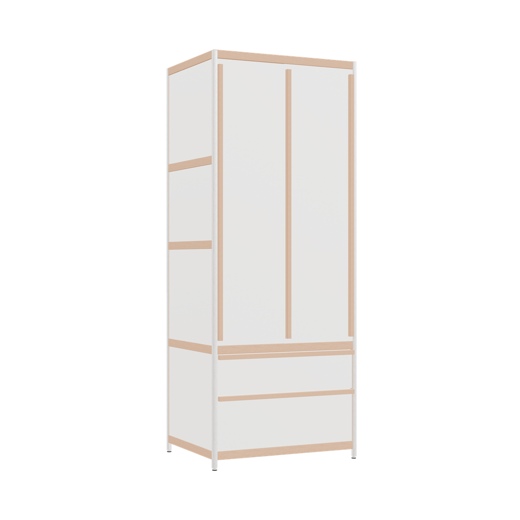 Kleerkast (203x80x62 cm)