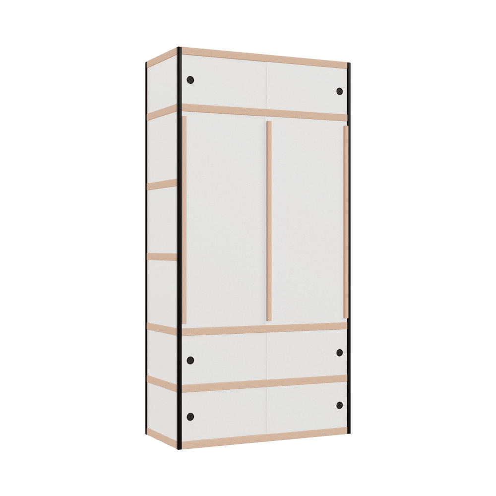 Wardrobe (220x110x52 cm)